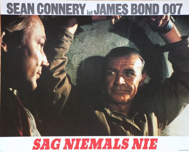 007 Never Say Never Again 1983 8x Postcards Premium Reproduction Lobby Cards, изображение 5