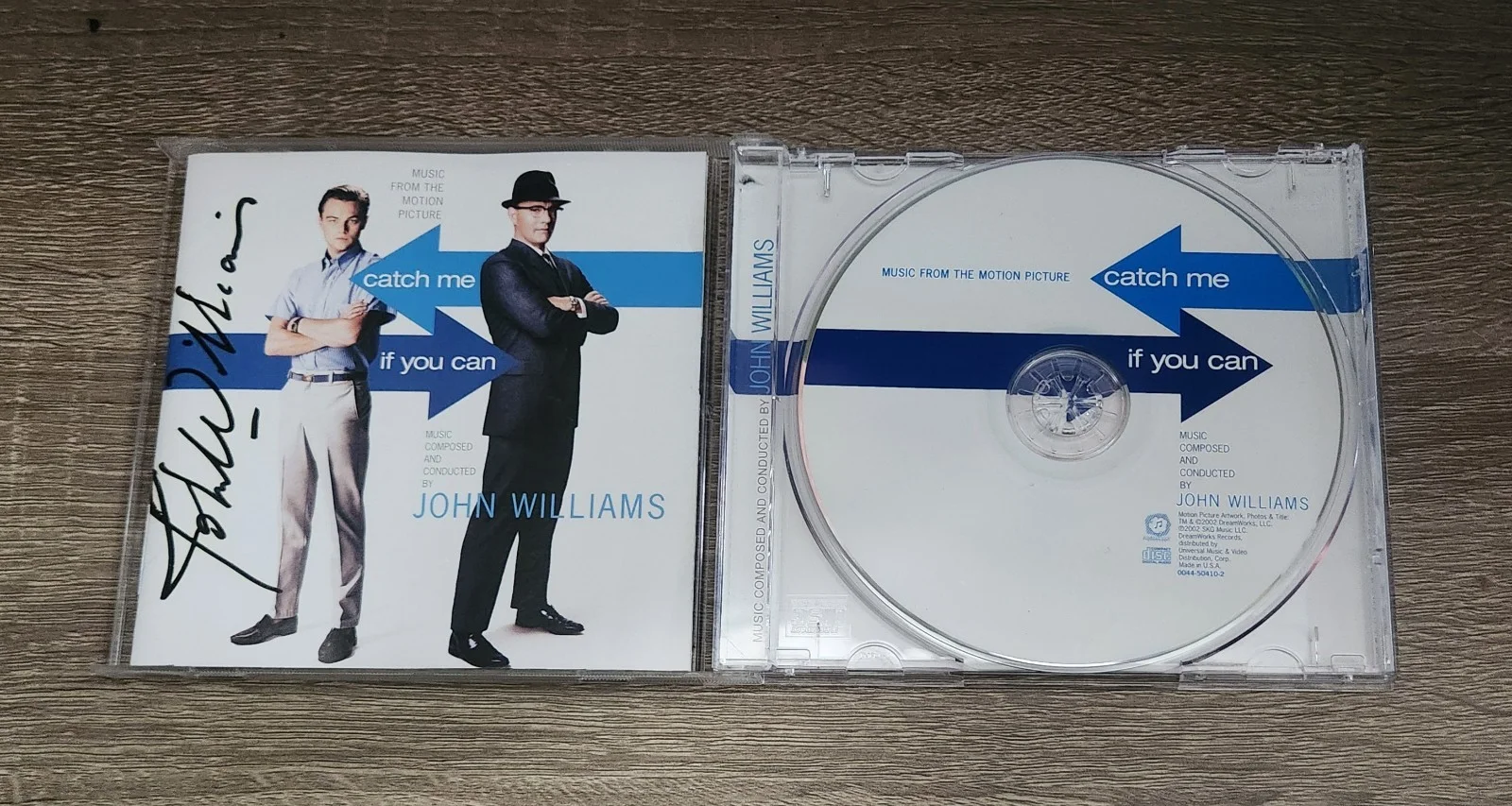 John Williams — John Williams 🔥RARE🔥 Signed Autograph "Catch Me If You Can" CD Soundtrack 2002, изображение 2