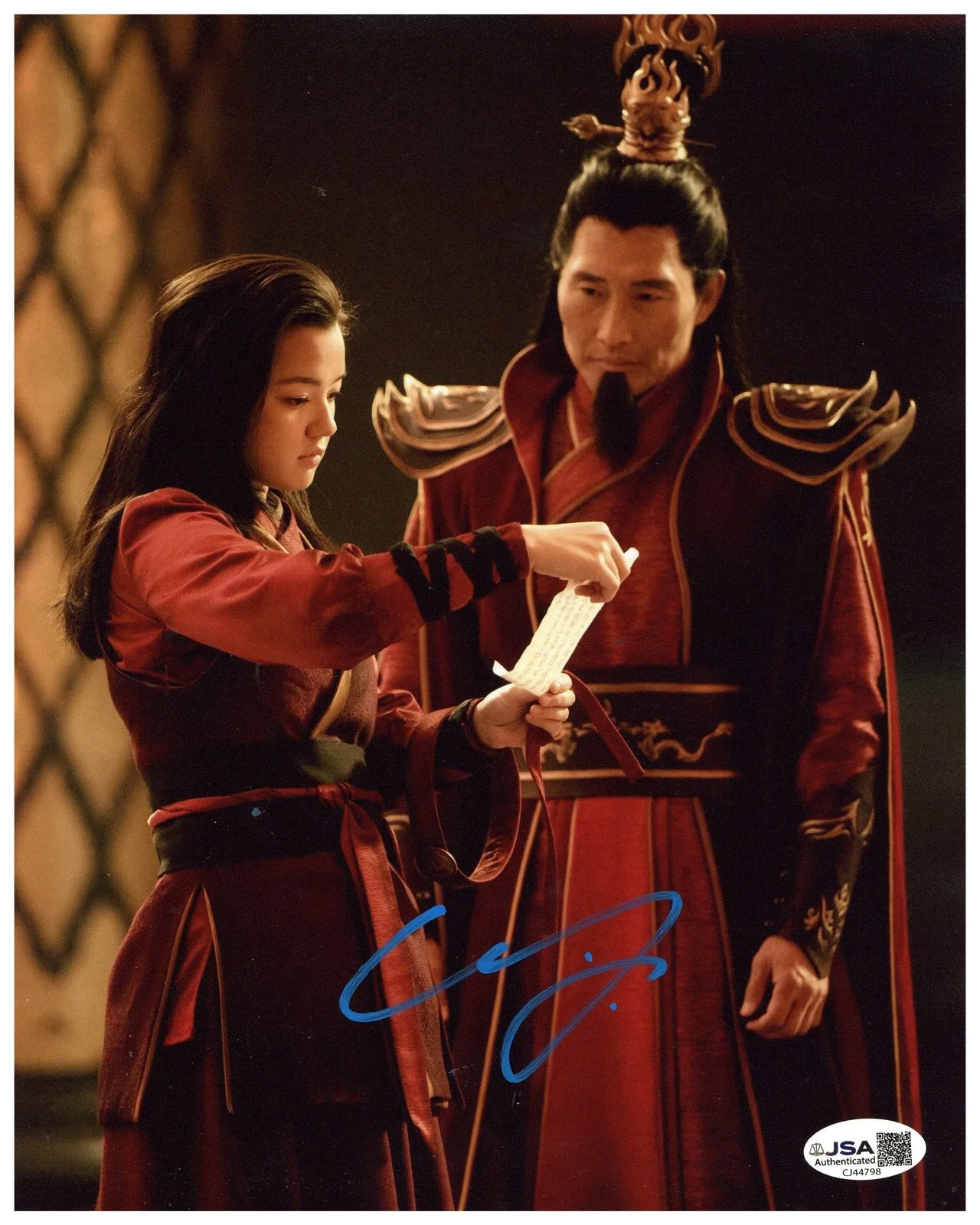 Elizabeth Yu Signed 8x10 Photo Avatar: The Last Airbender Autographed JSA COA, image 2