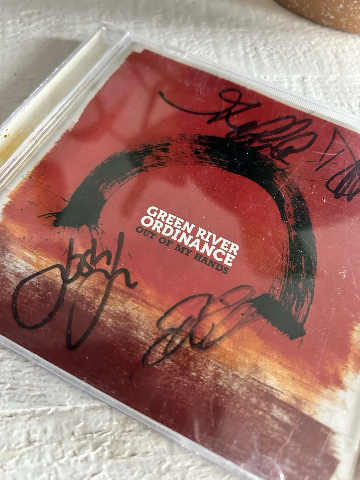 RARE! “Come On" Green River Ordinance Josh Jenkins Hand Signed CD Insert Case, image 2