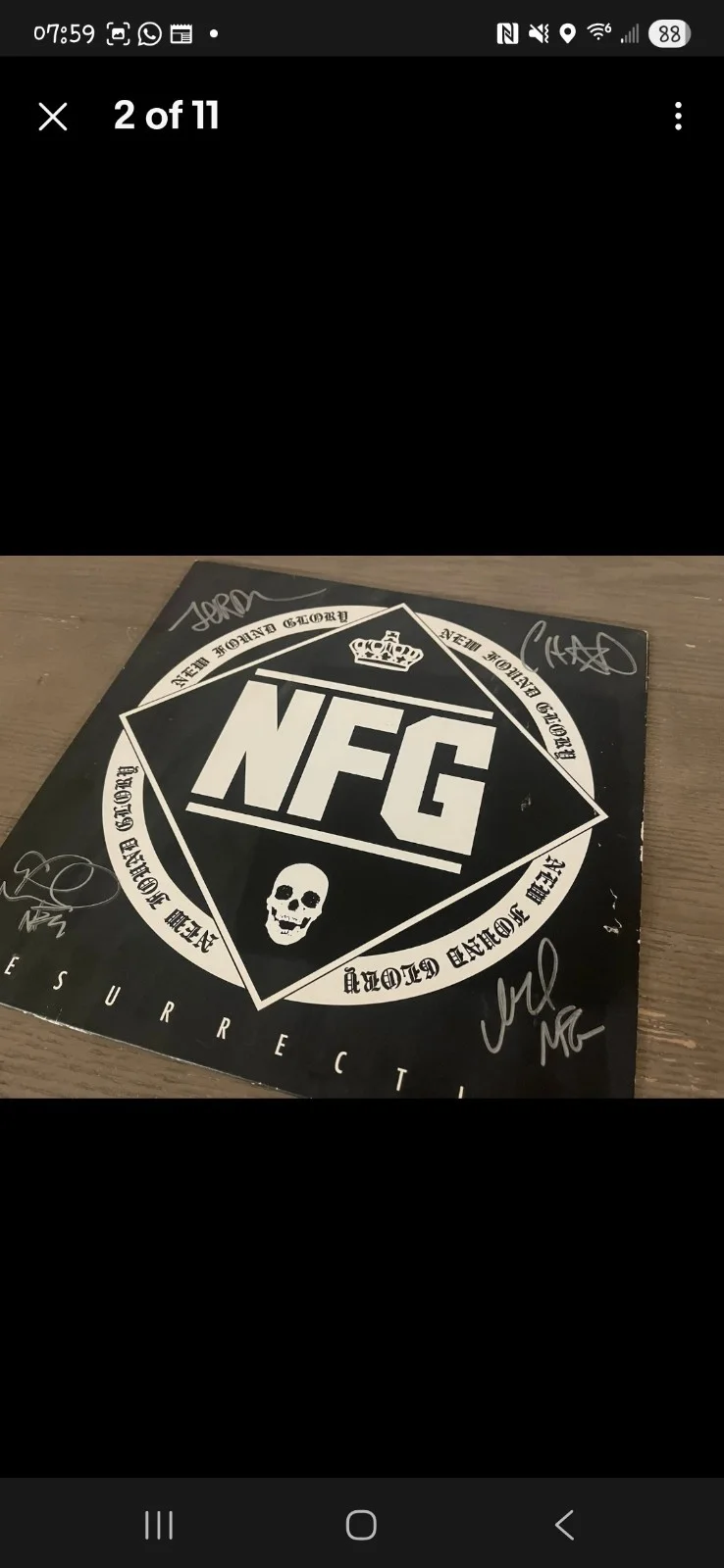 New Found Glory Resurrection Signed LP Record Pop Punk Autographed. Blink 182, image 2