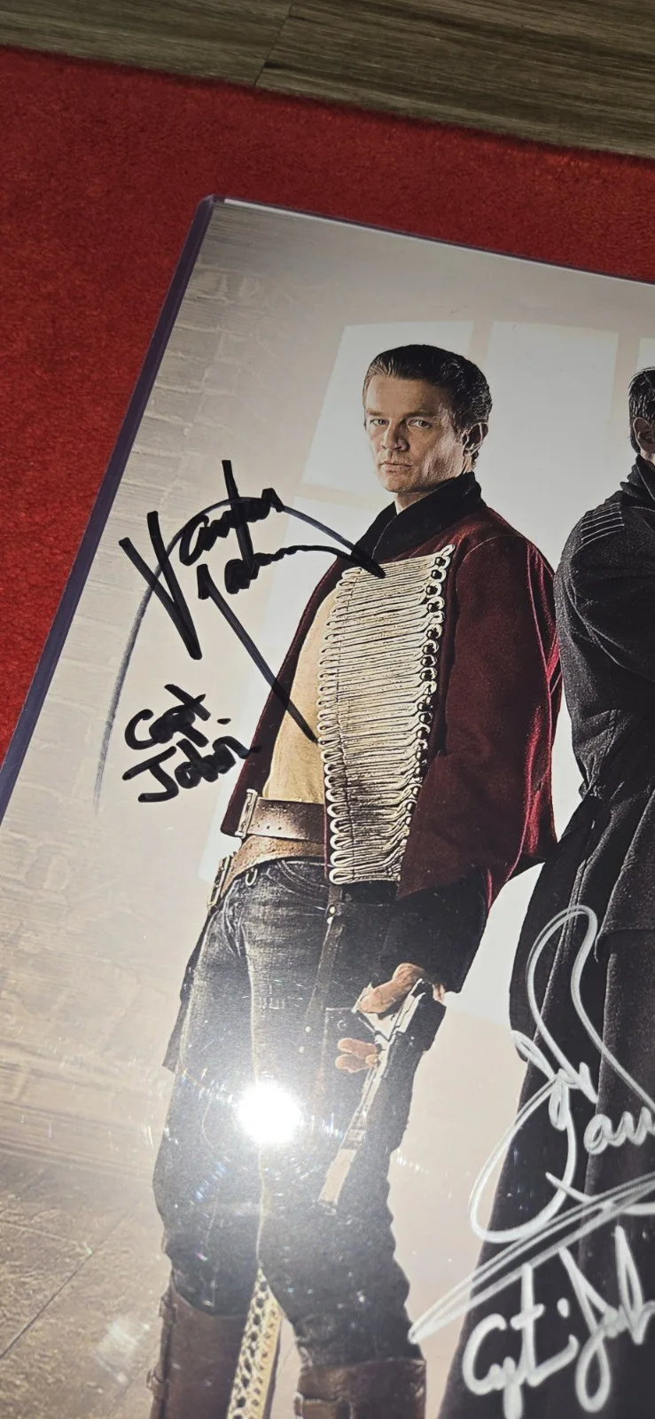 JOHN BARROWMAN & James Marsters signed 11x17 TORCHWOOD Poster With COA, image 3