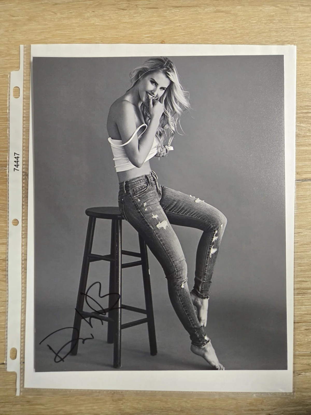 Brennah Black Autographed Signed 8x10" Photograph Model Sexy Portrait, изображение 2