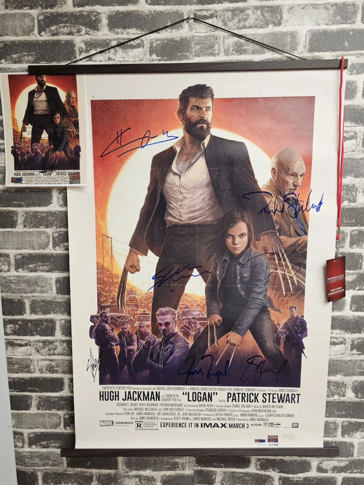 Jackman, Stewart — LOGAN Signed Autographed 27X40 Studio Issued Poster Jackman, Stewart + 6 Others