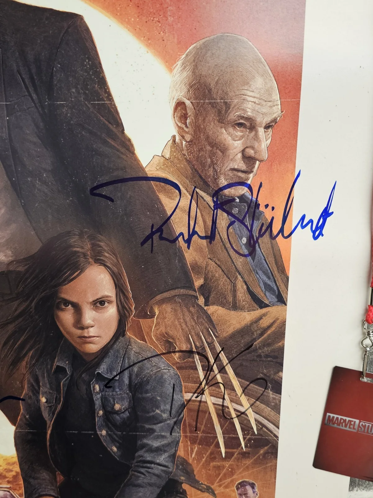 Jackman, Stewart — LOGAN Signed Autographed 27X40 Studio Issued Poster Jackman, Stewart + 6 Others, изображение 5