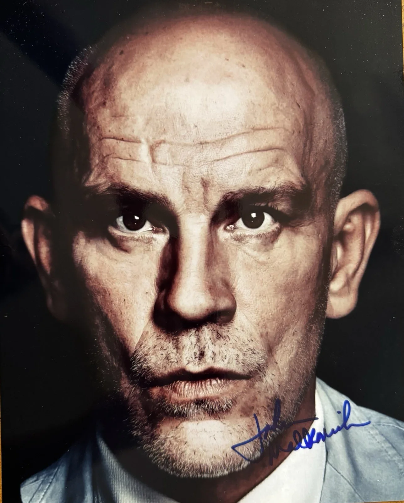 John Malkovich — John Malkovich Signed 8 X 10 Photo Places In The Heart Actor Movies COA Con Air