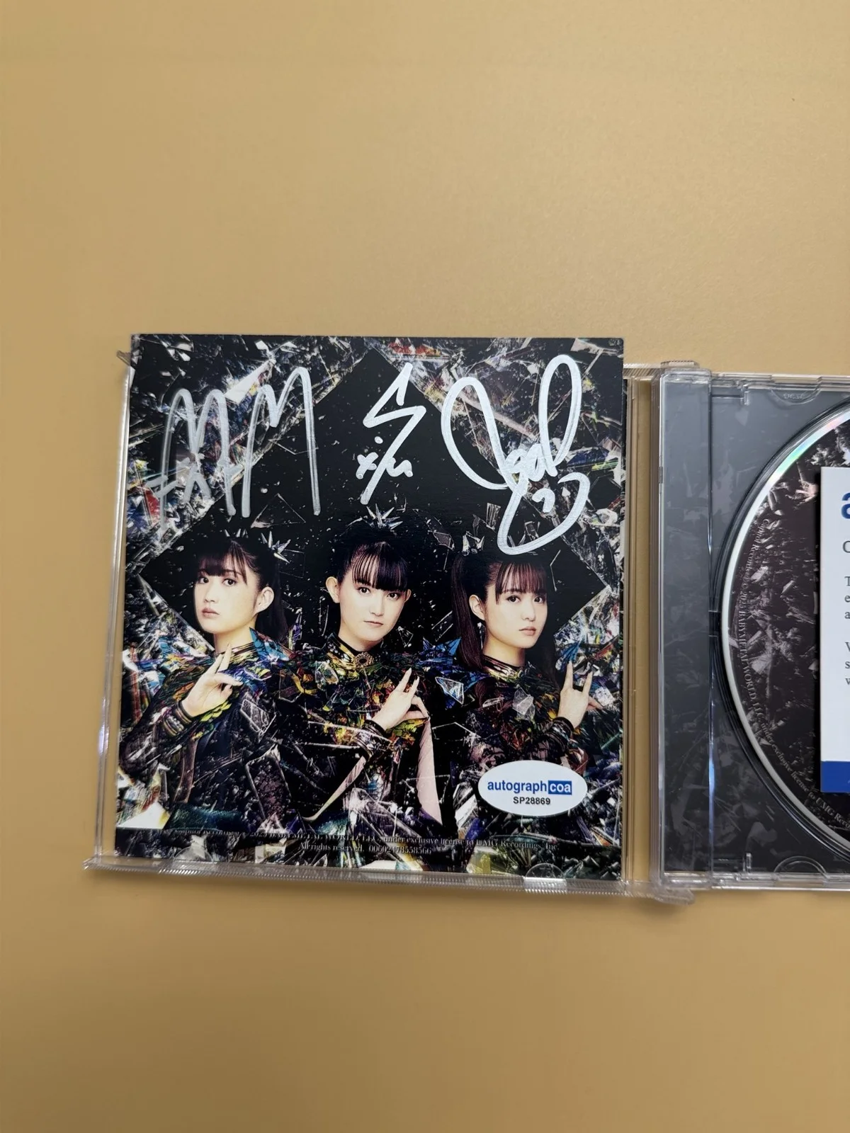 SIGNED BABYMETAL Metal Forth Autographed CD Album ACOA Photo Card SP28869, изображение 2
