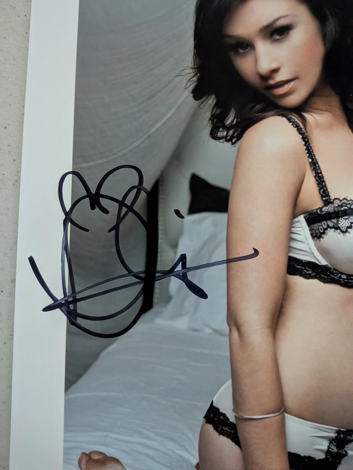 DANIELLE HARRIS Signed 8x10 Photo Halloween Scream Queen Autograph JSA COA p9, изображение 2