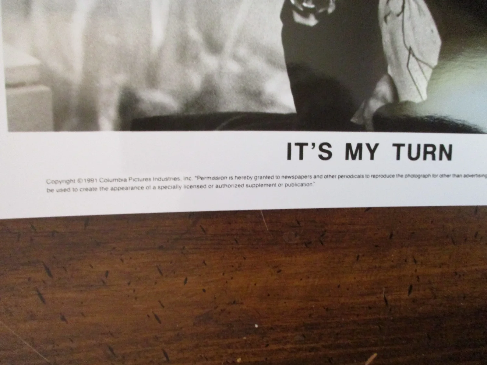 Jill Clayburgh("IT'S MY TURN")1991 10 x 8 Glossy Black and White Press Photo, изображение 2