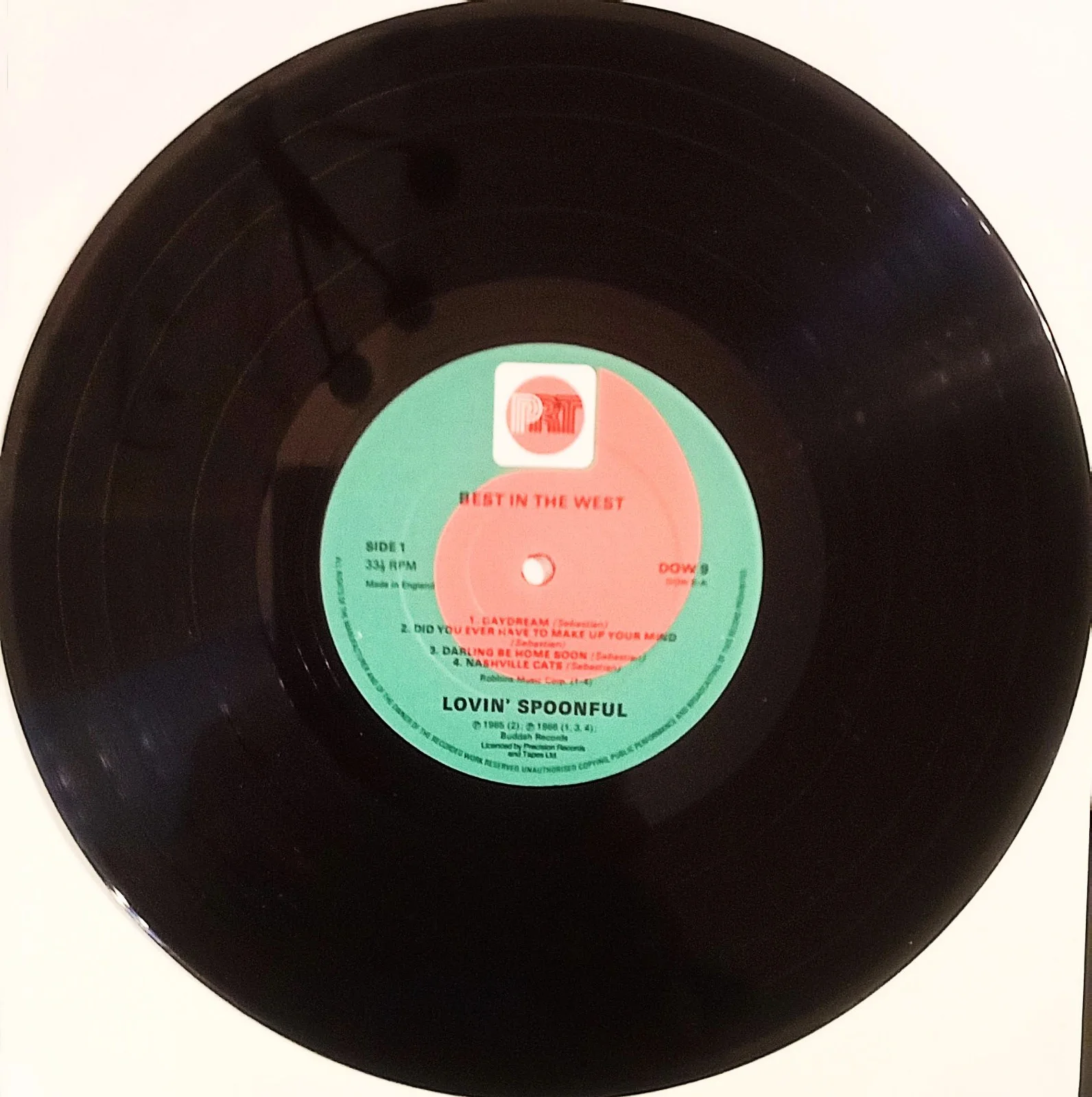 The Lovin' Spoonful: John Sebastian Autographed "Best in the West "10"LP W/COA, image 5