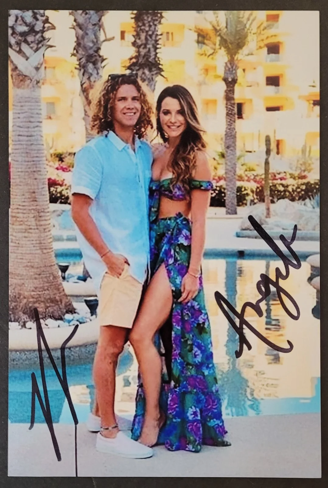 Tyler Crispen & Angela Rummans Big Brother TV Autographed Signed Photos-Lot of 2, изображение 2