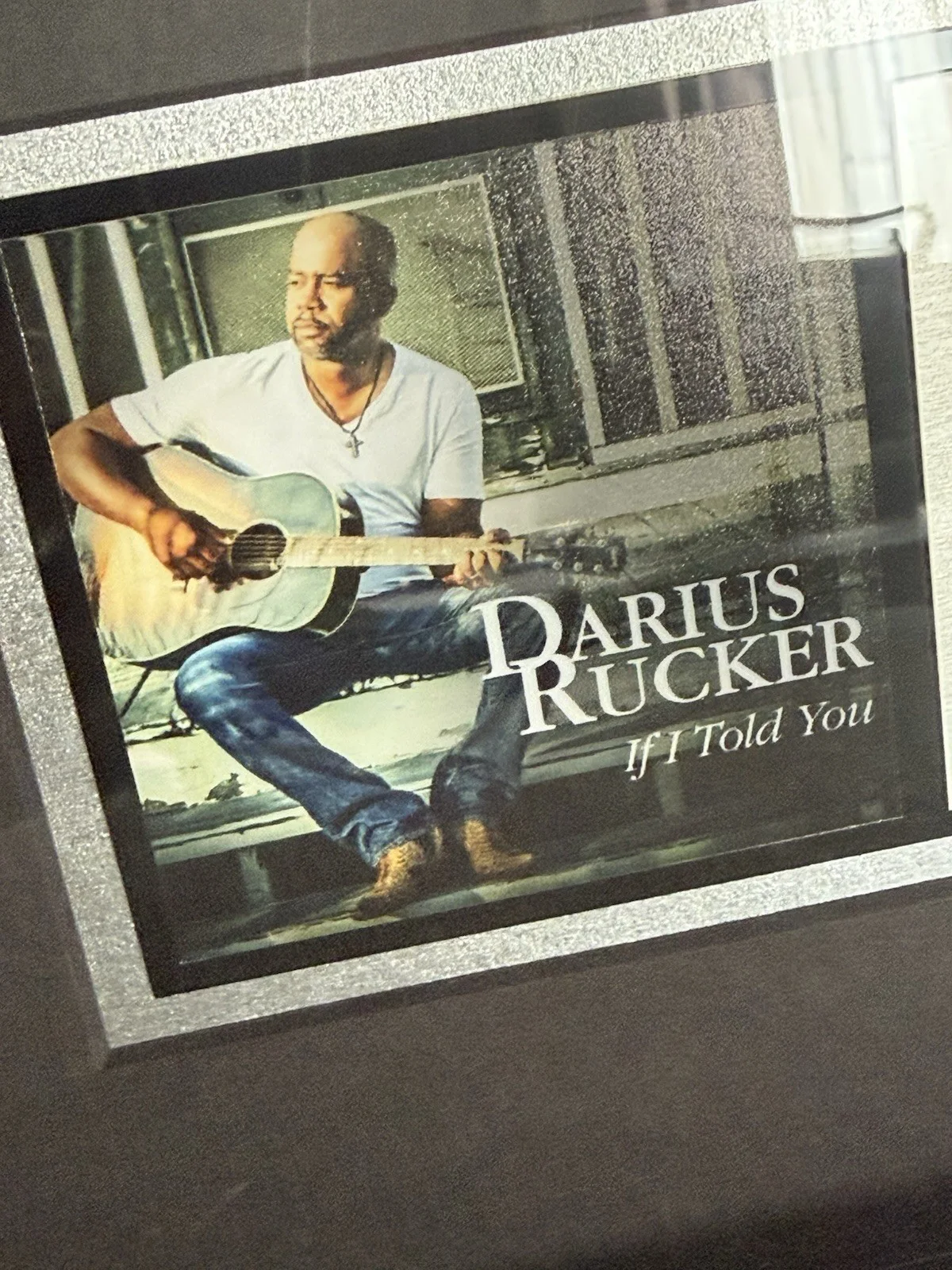Darius Rucker Framed RIAA Award For ‘If I Told You’ Single Platinum - Rare!, изображение 3