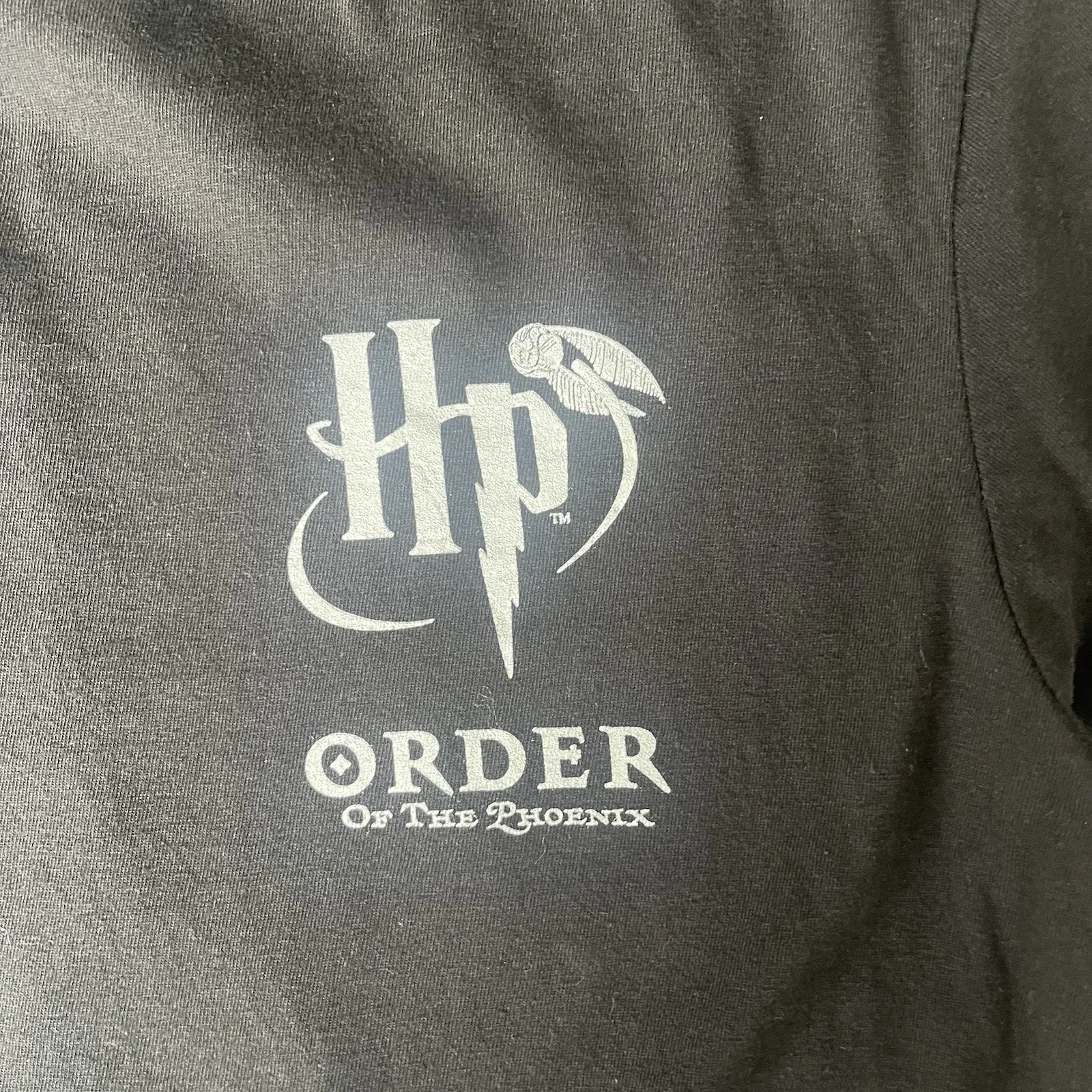 Harry Potter Vintage Order Of The Phoenix T-Shirt Front Back Graphic 00s(S), image 2