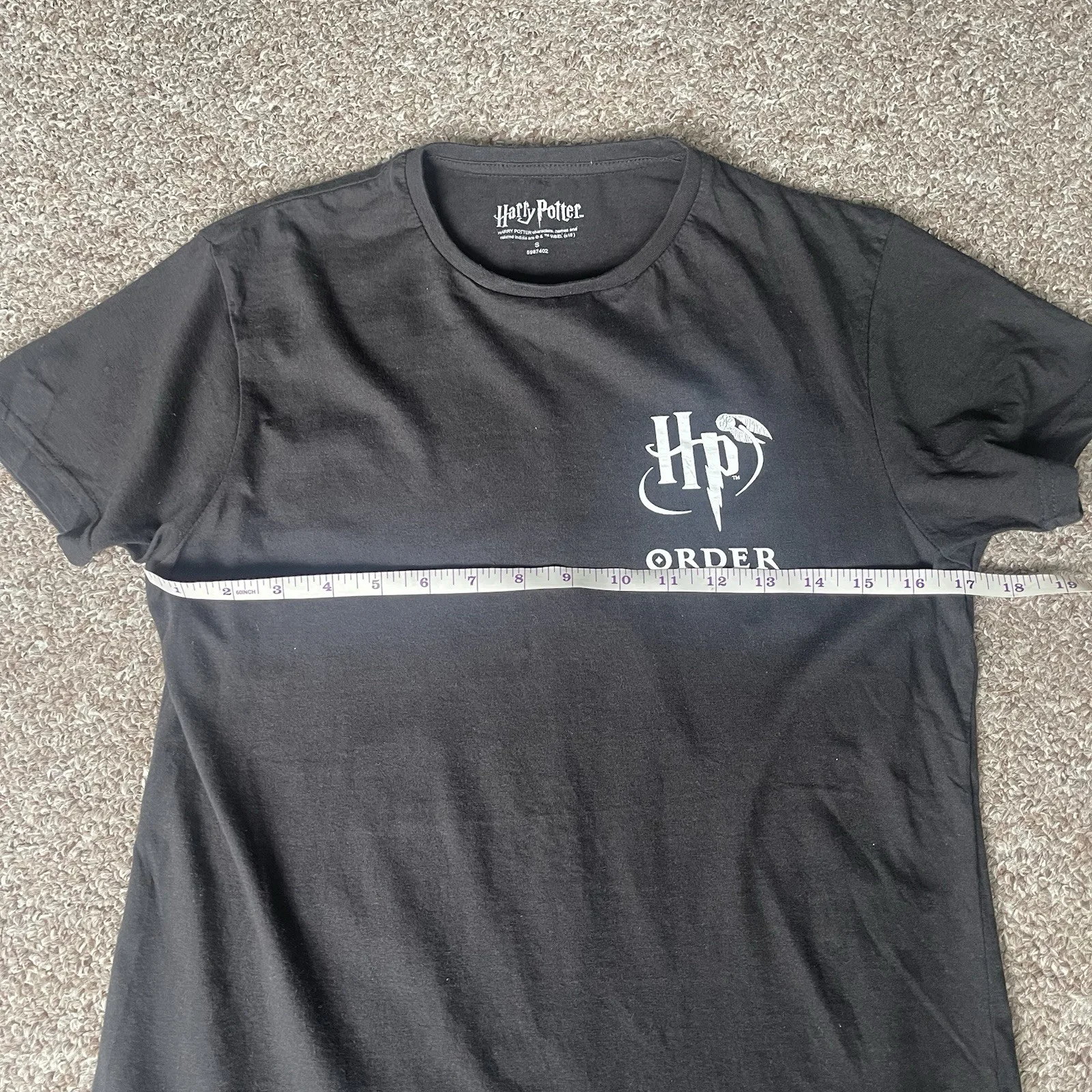Harry Potter Vintage Order Of The Phoenix T-Shirt Front Back Graphic 00s(S), image 4