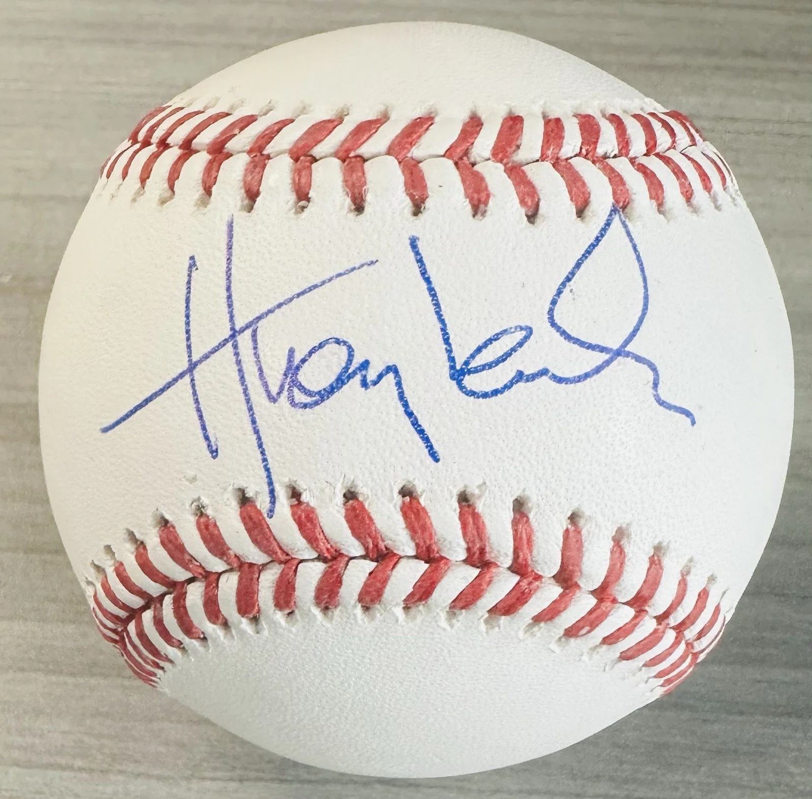 HUEY LEWIS SIGNED BASEBALL BACK TO THE FUTURE MOVIE AUTOGRAPHED BECKETT, изображение 5