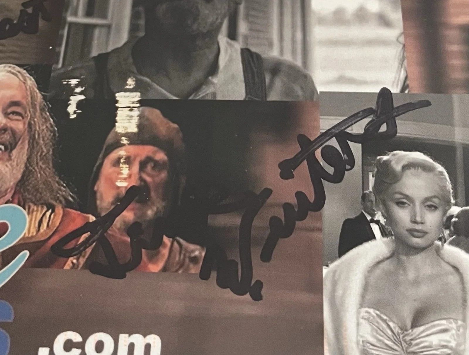 Time Winters Hollywood Actor 2X Signed 4x9 Promo Autograph w/ COA & Top Loader, image 4
