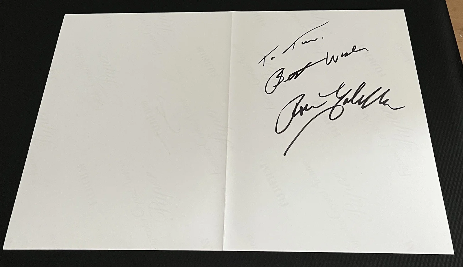 Ron Galella Legendary Paparazzi Signed Powerhouse Books No Pictures Brochure COA, изображение 4