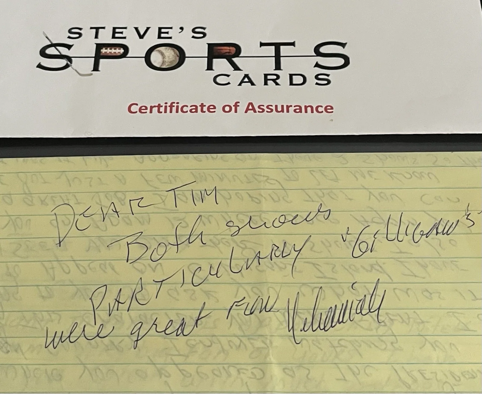 Nehemiah Persoff — Nehemiah Persoff Signed Letter Referencing Gilligan's Island Episode w/ COA, изображение 2