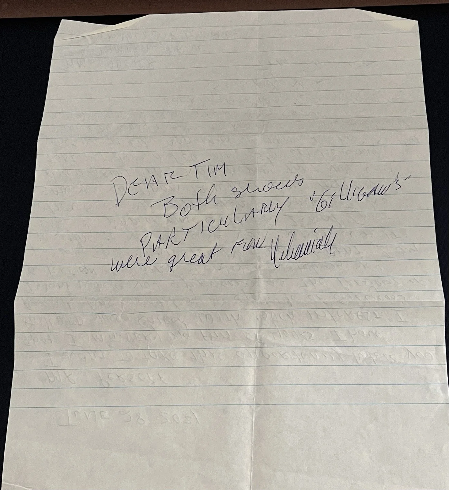 Nehemiah Persoff — Nehemiah Persoff Signed Letter Referencing Gilligan's Island Episode w/ COA, изображение 5
