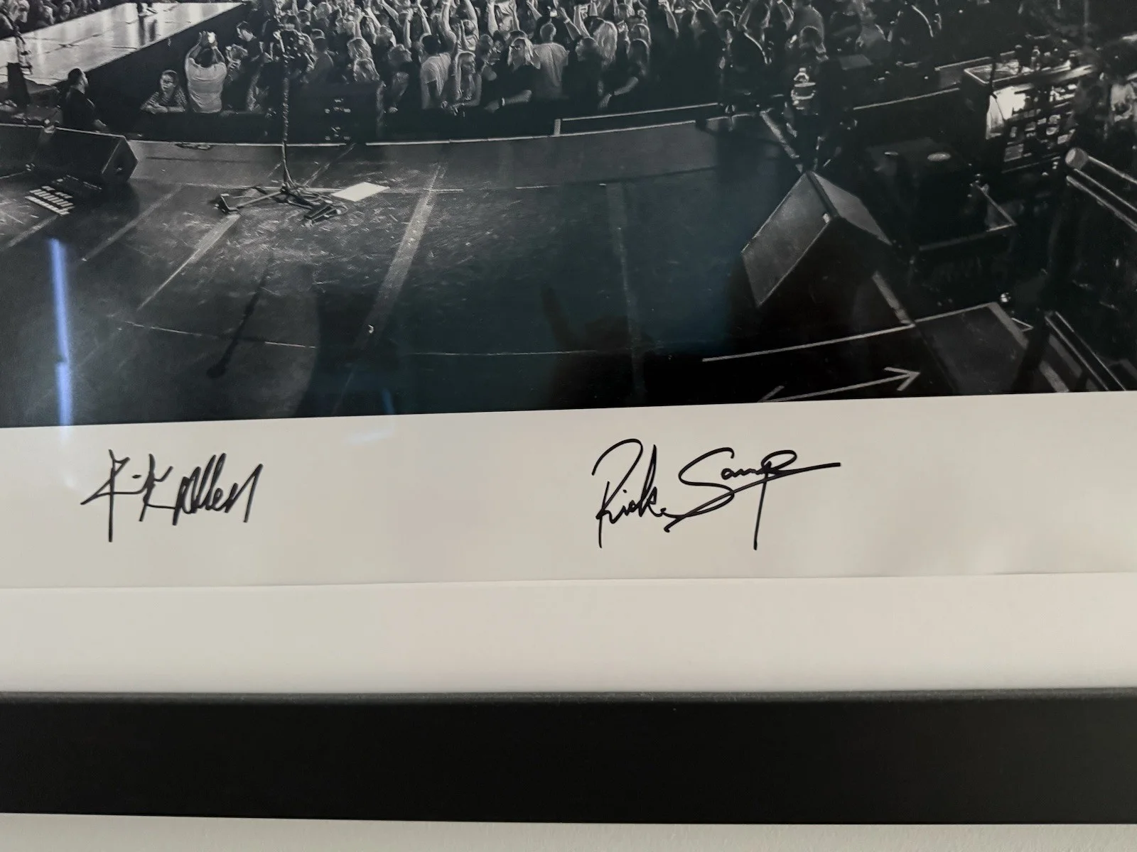 Joe Elliott — DEF LEPPARD Unframed Signed Rare 30x40 Photo All 5 #10/10 BAS Kevin Nixon, image 4