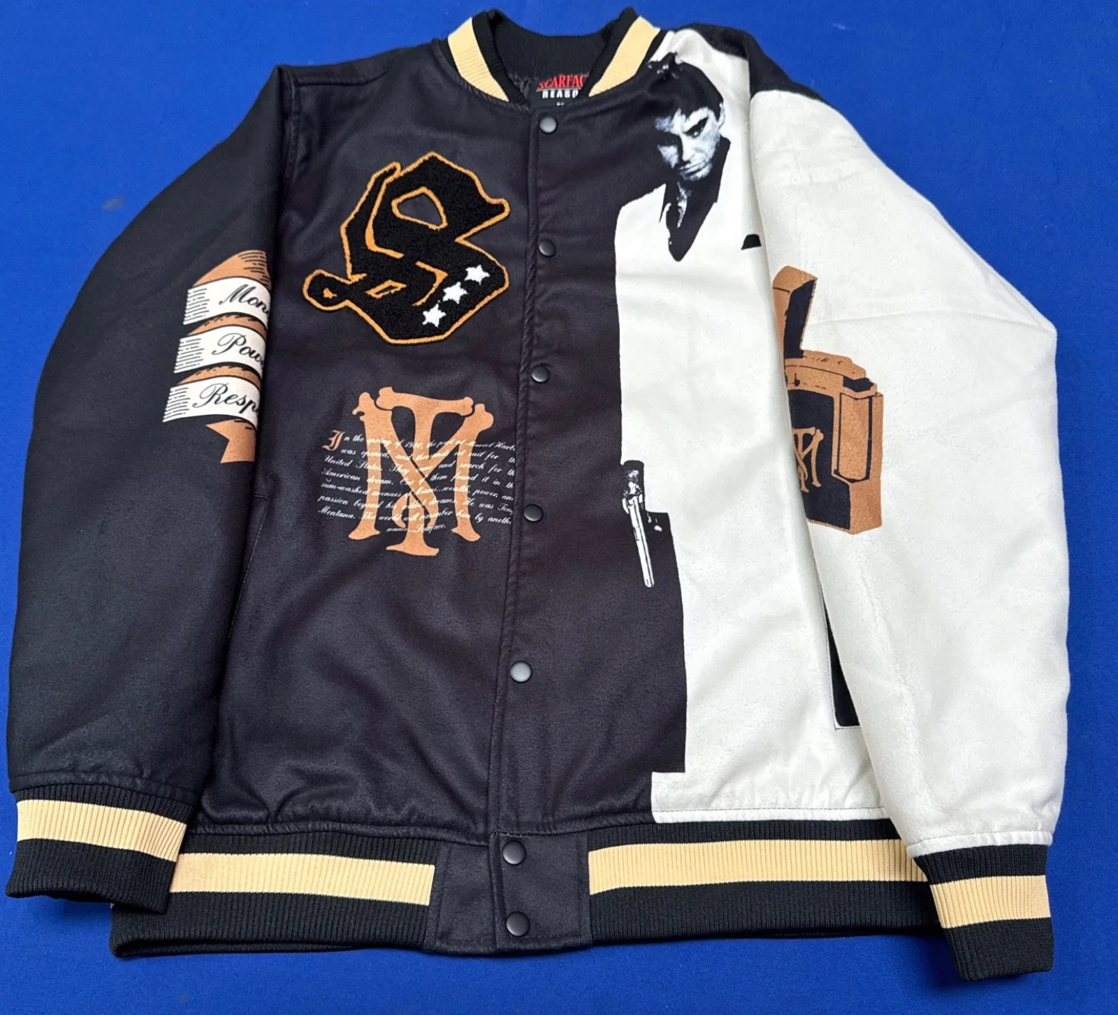 Al Pacino — Al Pacino Signed Scarface Varsity Jacket Size XL RARE PSA AP90907, изображение 3