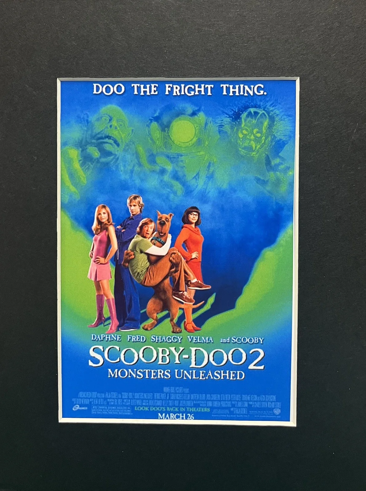 SCOOBY-DOO 2. . 35mm Film Cell MOUNTED Display, image 2
