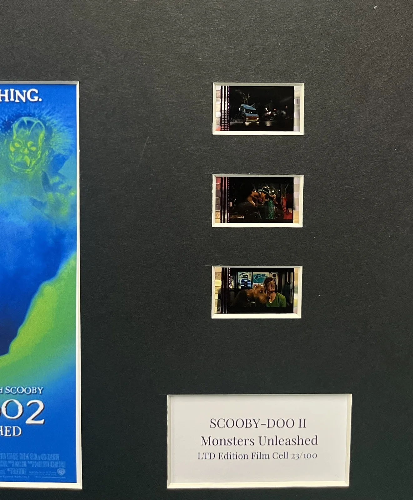 SCOOBY-DOO 2. . 35mm Film Cell MOUNTED Display, image 3