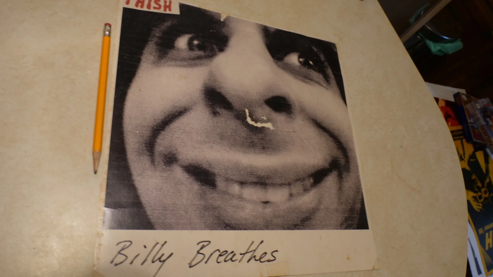 Trey Anastasio — Phish Billy Breathes Album Flat (rare) Trey Anastasio Jamband album cover