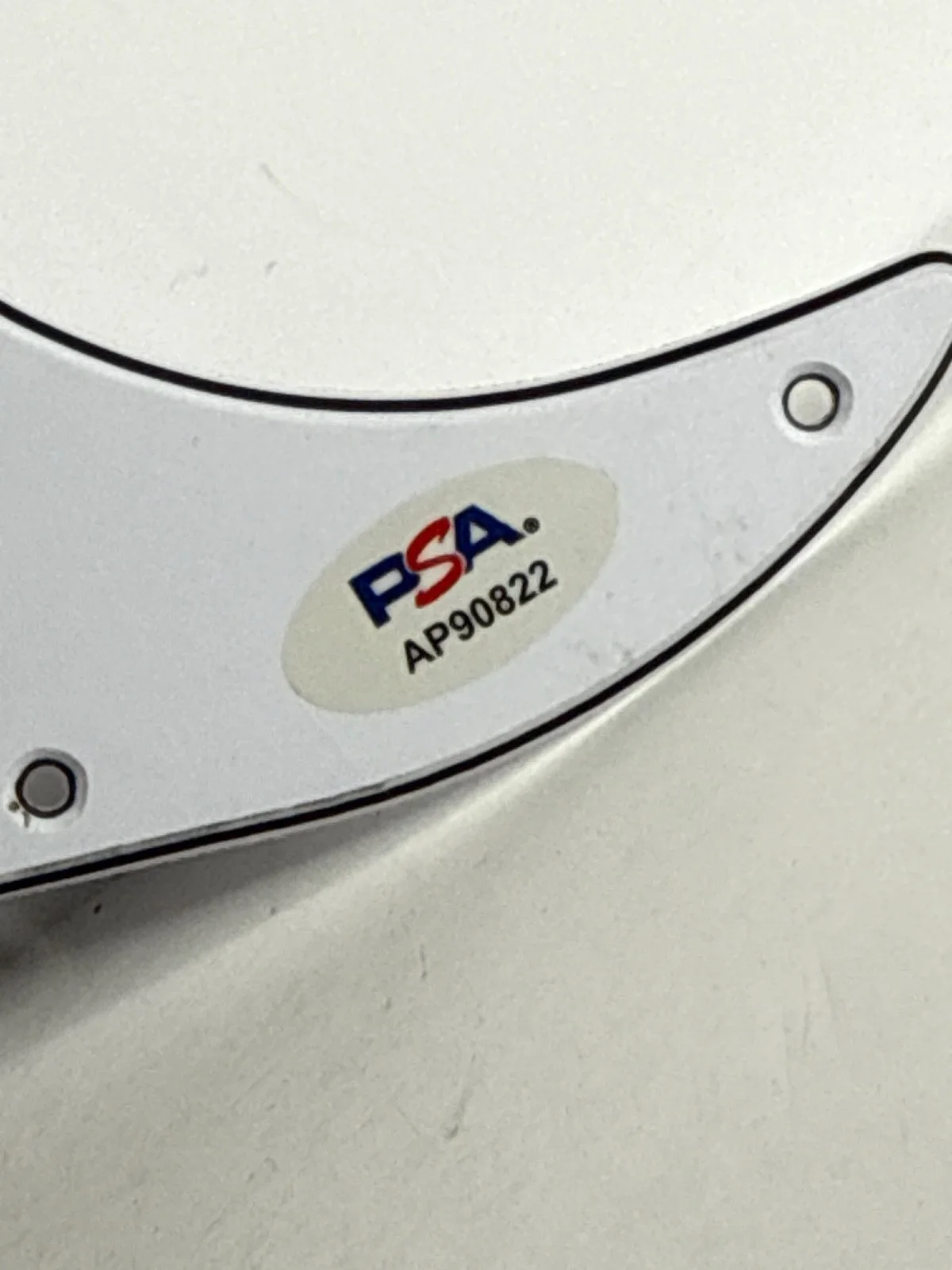 Charlotte De White Signed Pickguard Superstar DJ PSA AP90822, image 2