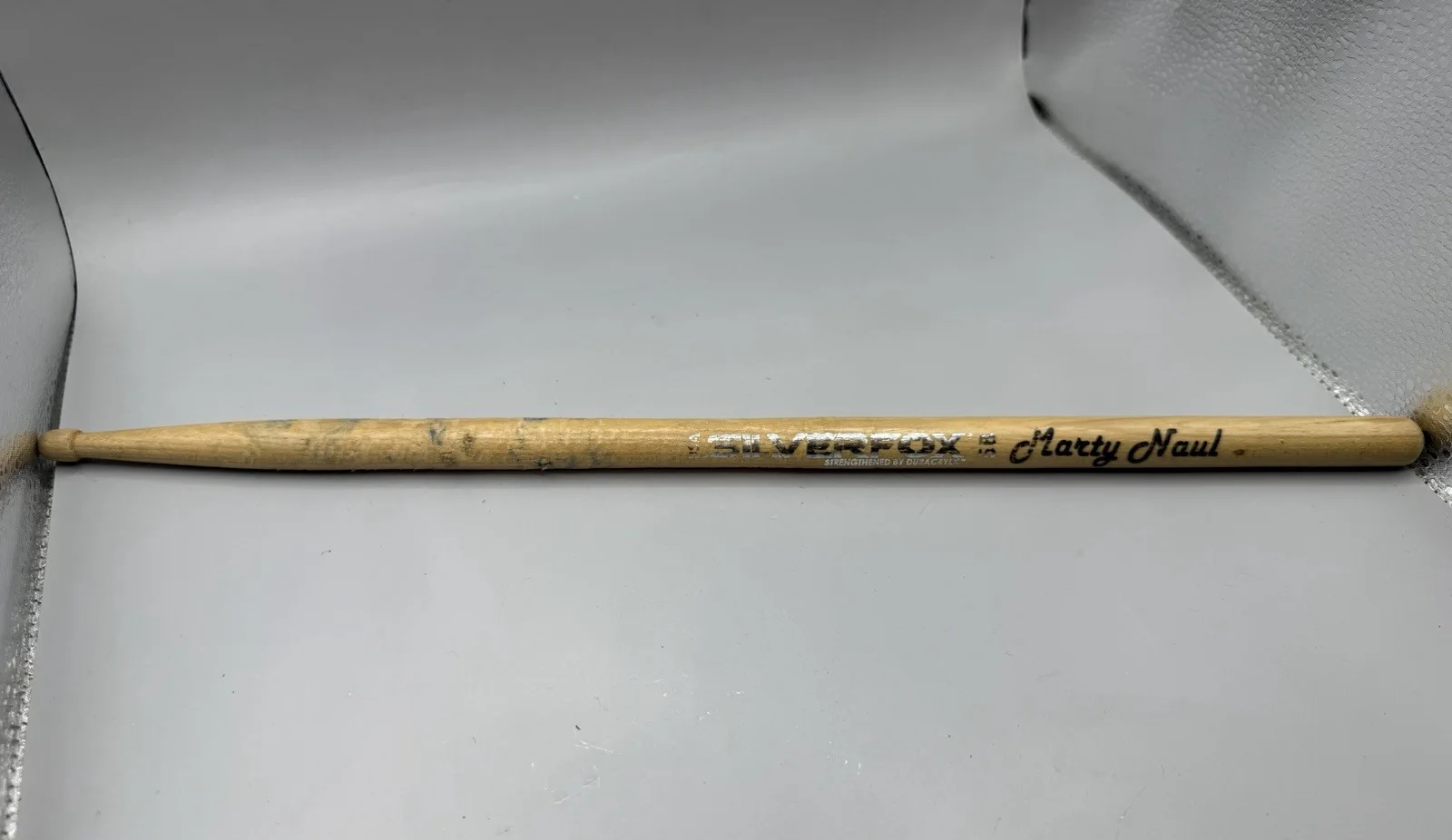 Marty Naul Used Drumstick Warhol Silver Fox Rare, image 2