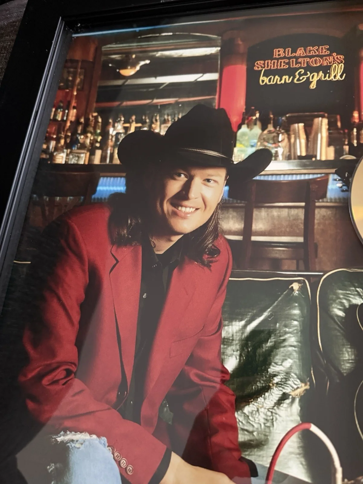 Blake Shelton Framed RIAA Award For ‘Barn & Grill’ - Rare Piece!, изображение 3