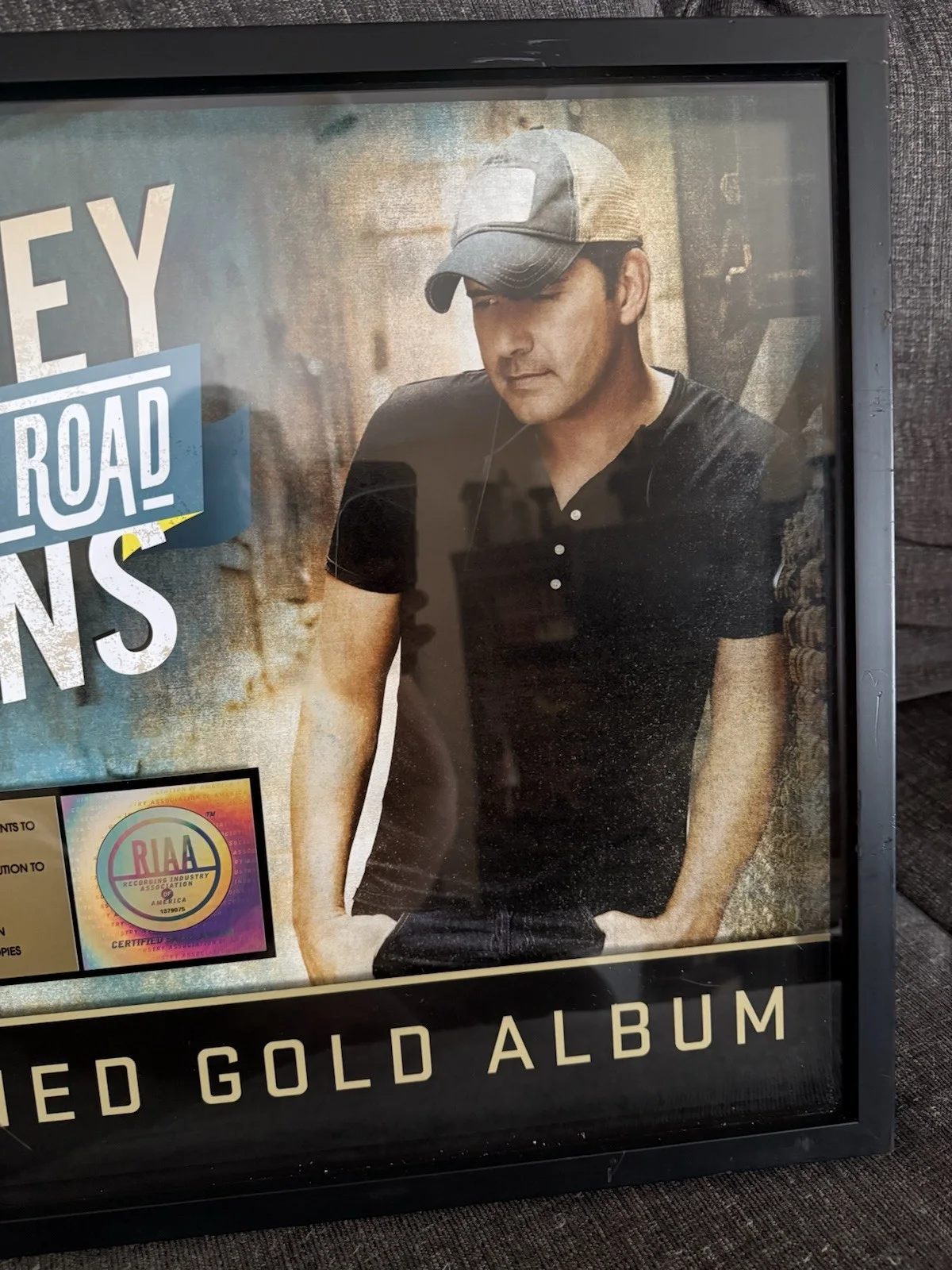 ‘Rodney Atkins Framed RIAA Award For ‘Take A Back Road’ - Rare!, image 4
