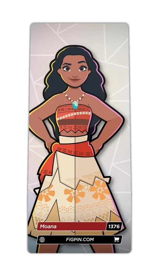 FiGPiN Moana (1376) Disney 100 3-Inch Enamel Pin, изображение 2