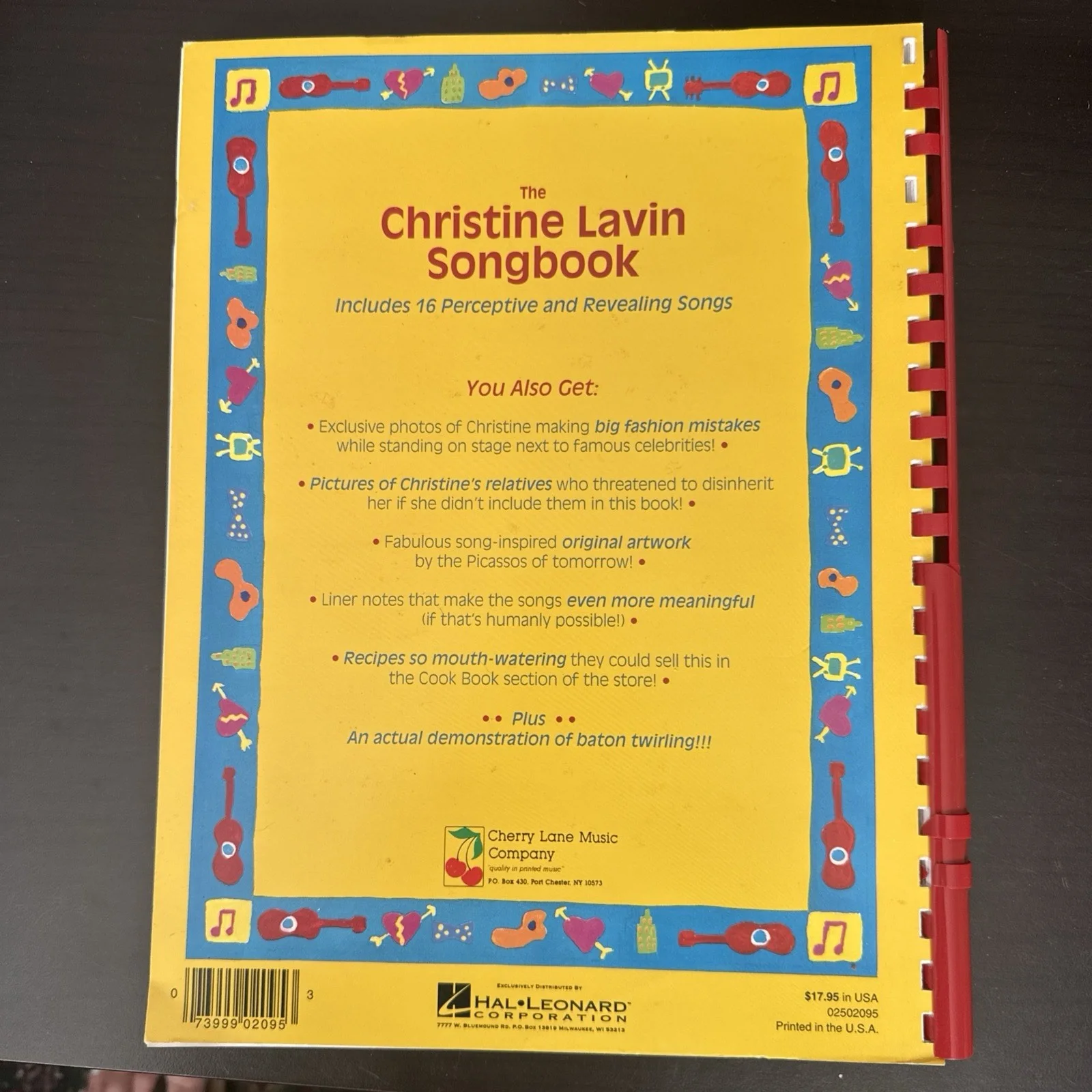 Christine Levine Song Book Signed. Autographed, image 4
