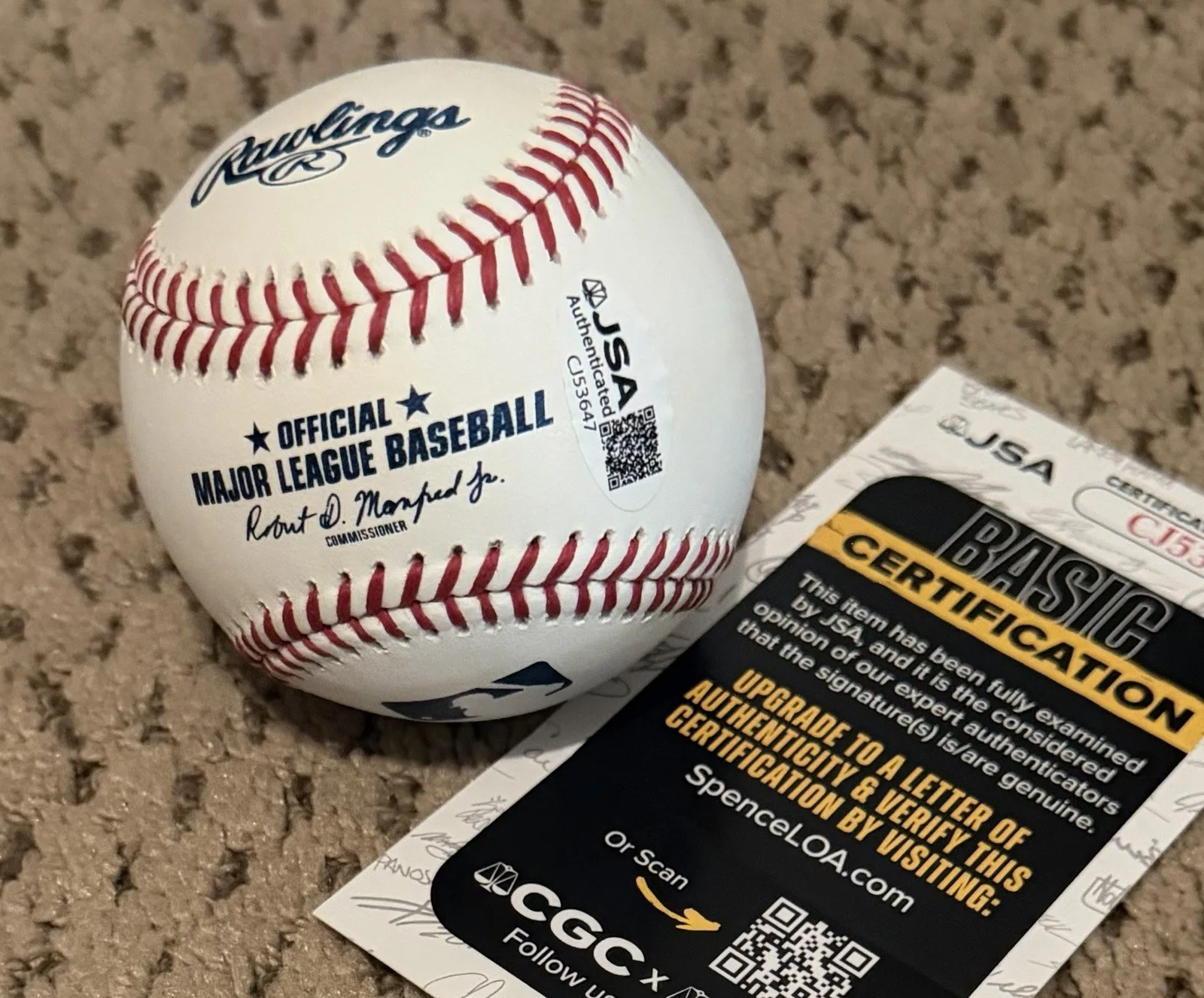 💲 MR BEAST SIGNED BASEBALL JSA AUTOGRAPH OMLB YOUTUBE JIMMY DONALDSON 💰, image 2
