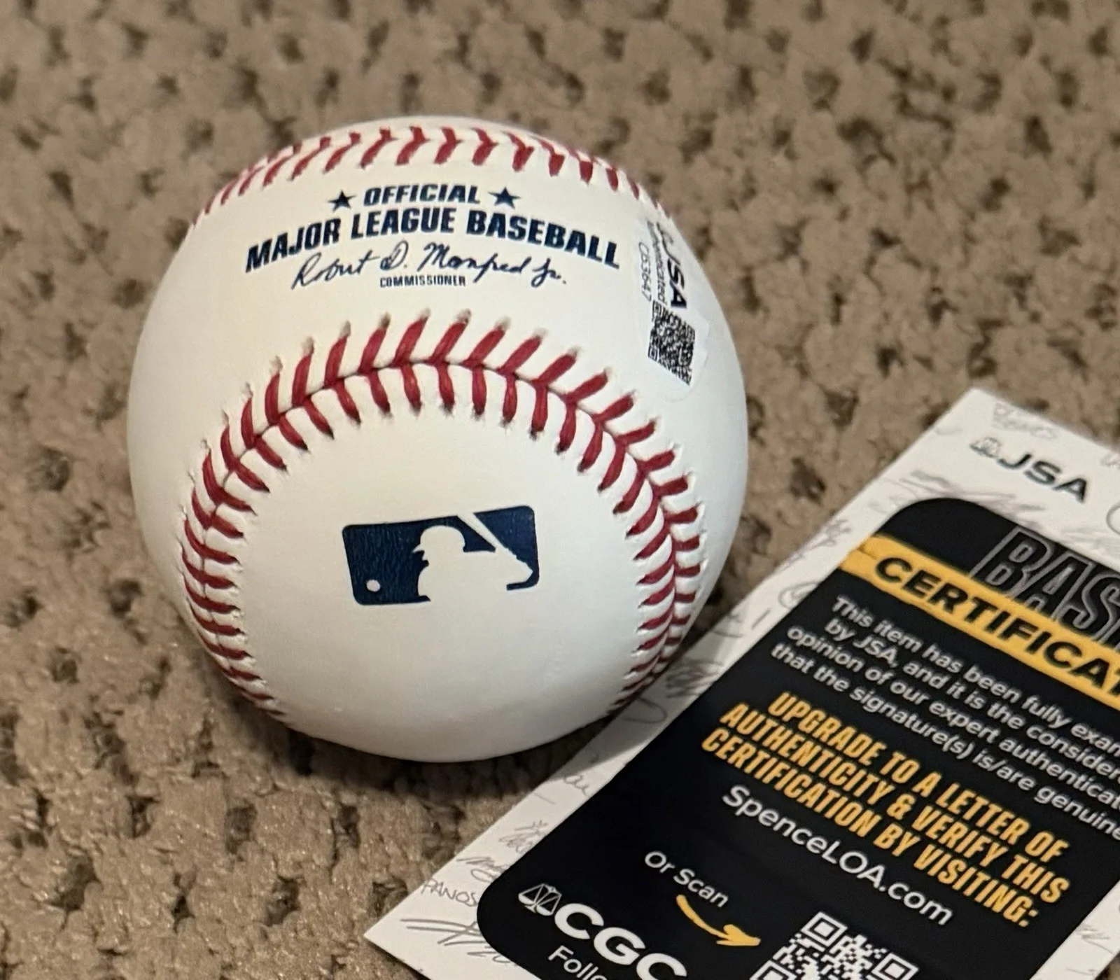 💲 MR BEAST SIGNED BASEBALL JSA AUTOGRAPH OMLB YOUTUBE JIMMY DONALDSON 💰, image 3