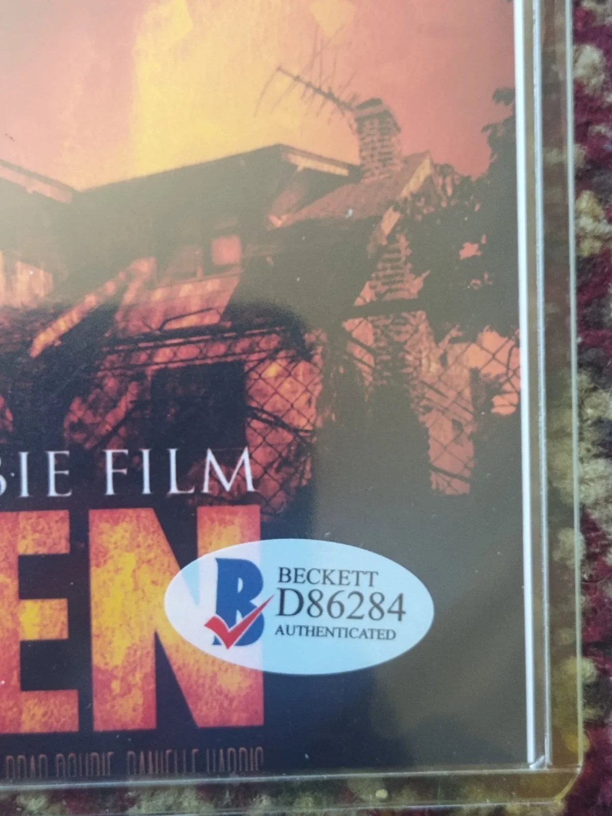 Rob Zombie — 8x10 Rob Zombie photograph Halloween movie Beckett certified, image 2