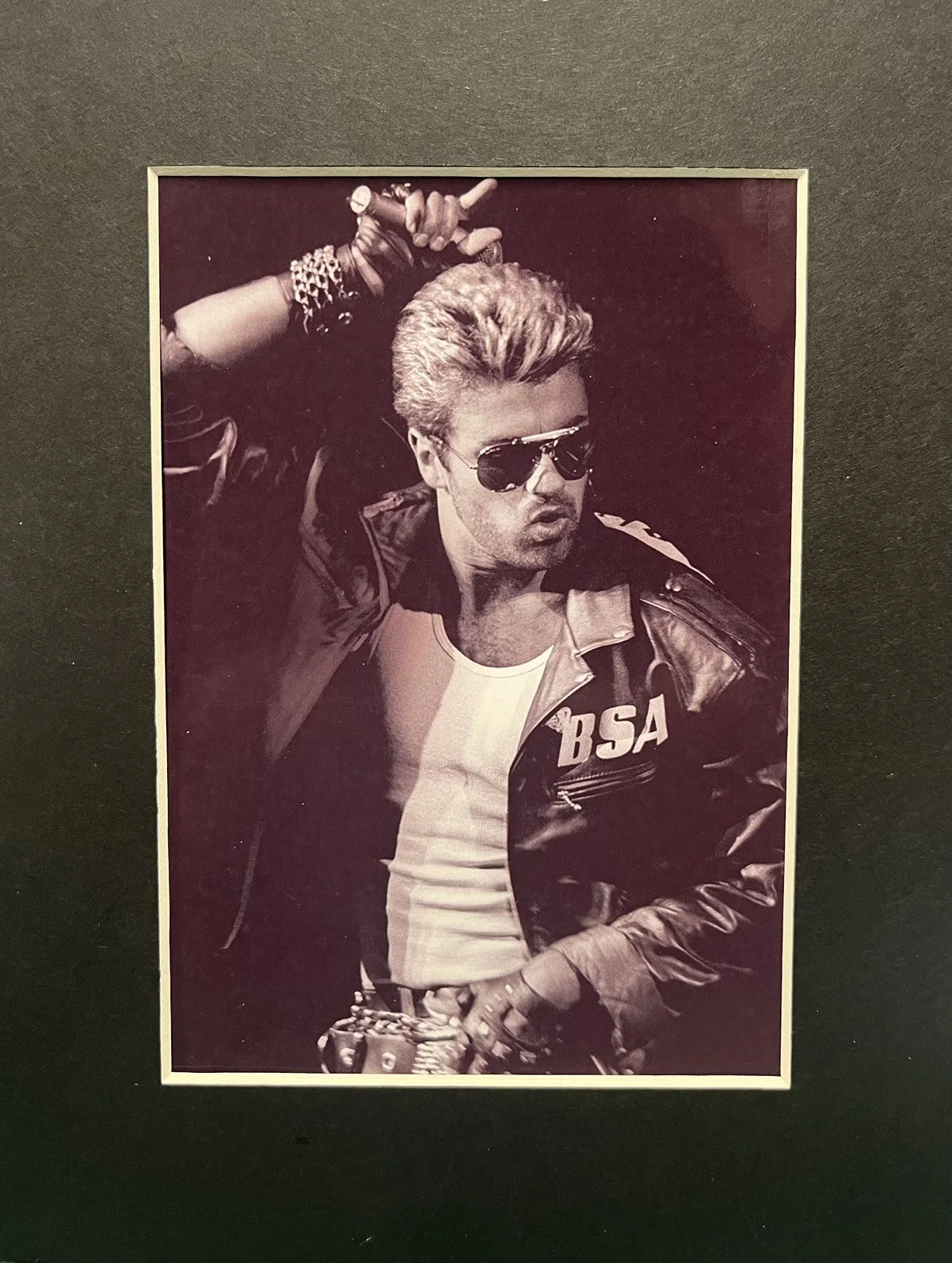 FAITH. George Michael. Father Figure . 35mm Film Cell Mounted Display, image 3