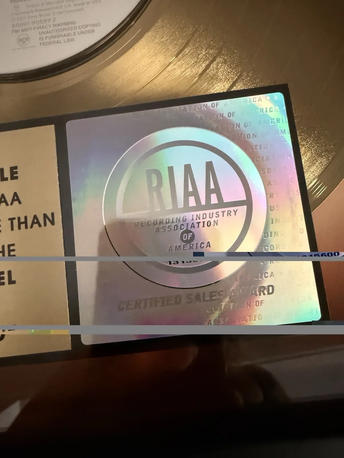 Miranda Lambert Framed RIAA Award For ‘Four The Record’ - RARE FIND!, image 5