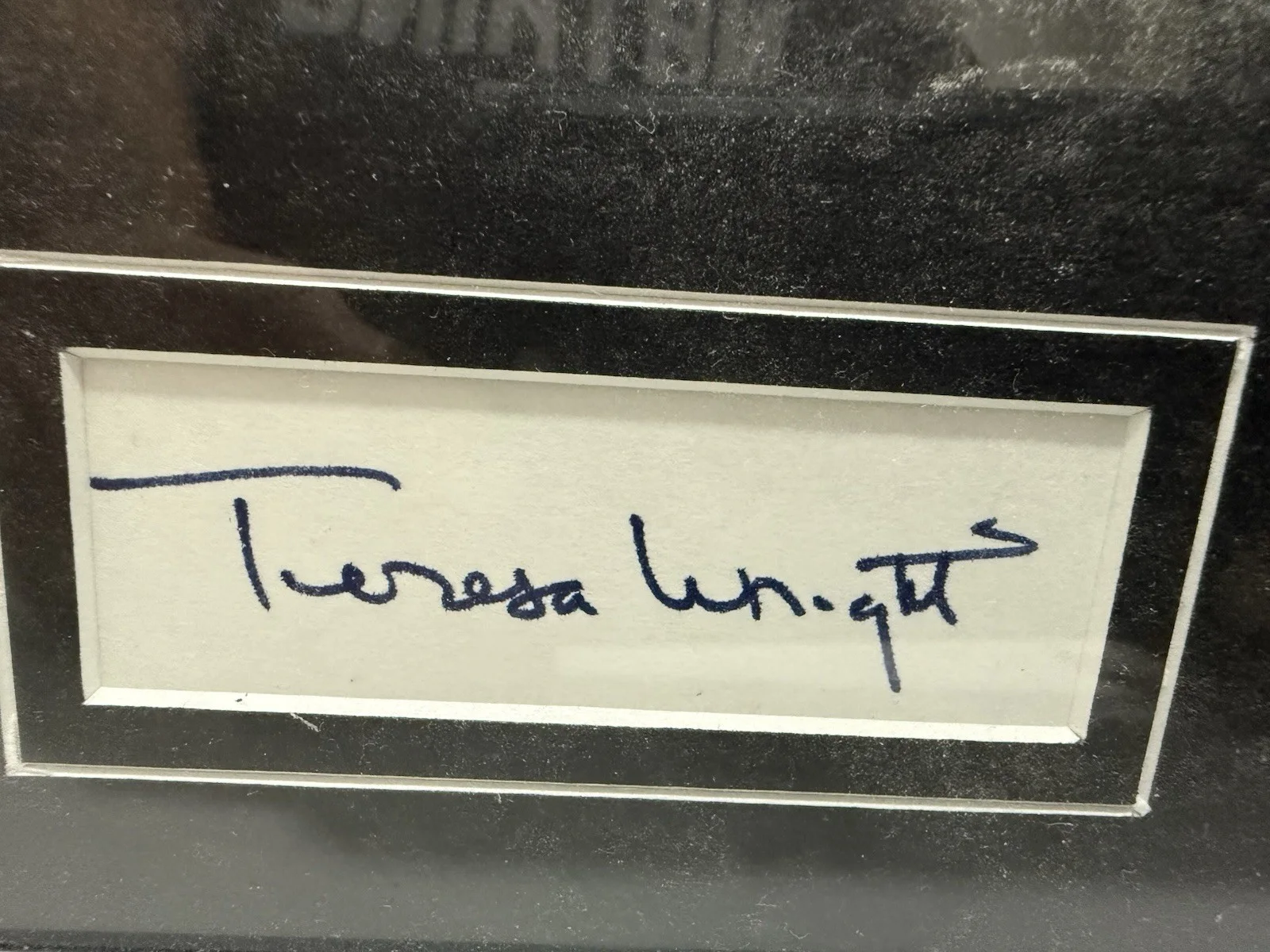 Teresa Wright - Signature, Photo With COA 11X14 Picture Frame., image 3