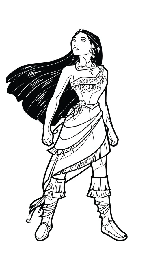 FiGPiN Pocahontas (0689) 3-Inch Enamel Pin, image 5