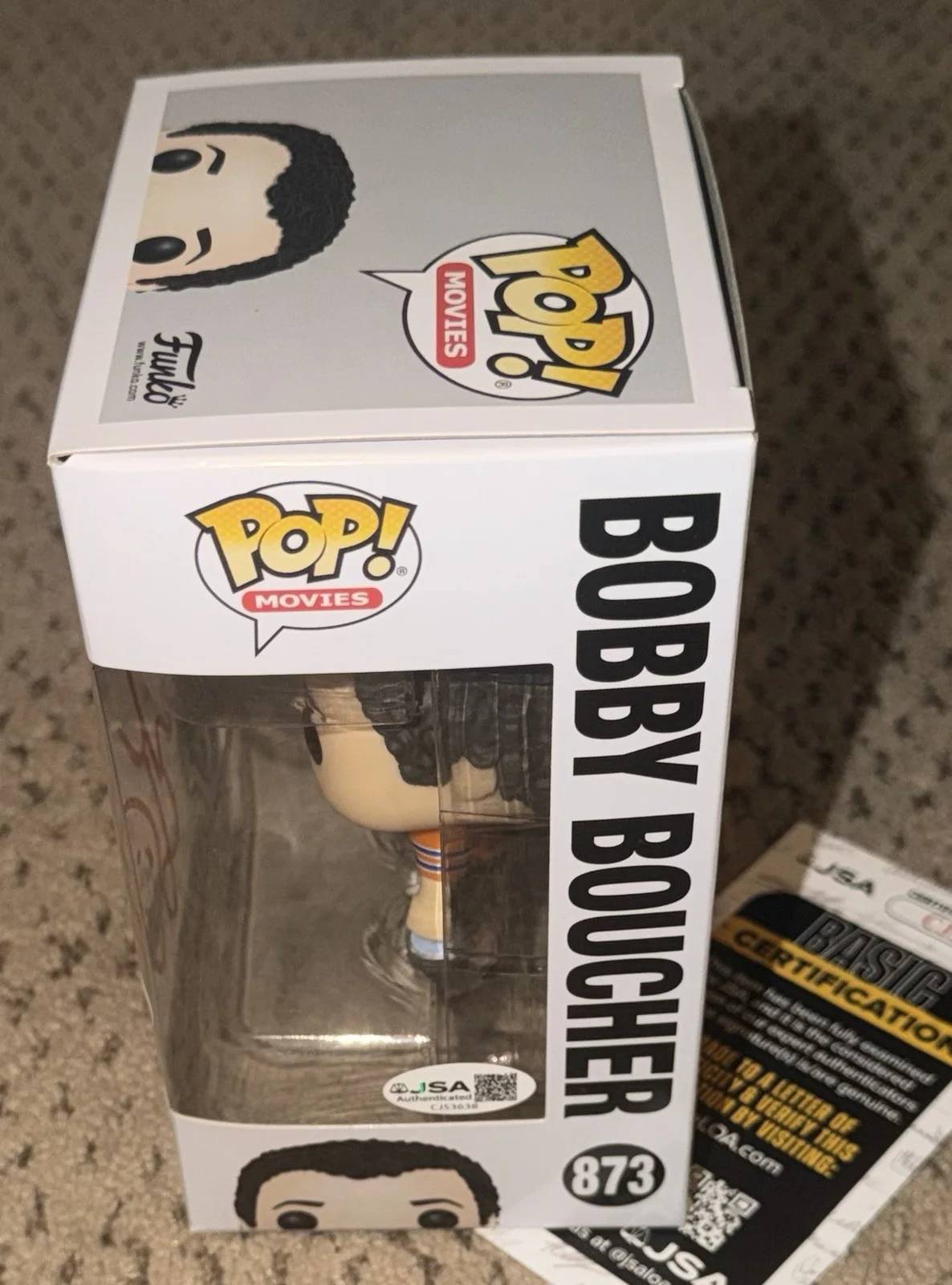 ADAM SANDLER SIGNED FUNKO POP JSA AUTOGRAPH BOBBY BOUCHER THE WATERBOY FOOTBALL, изображение 3