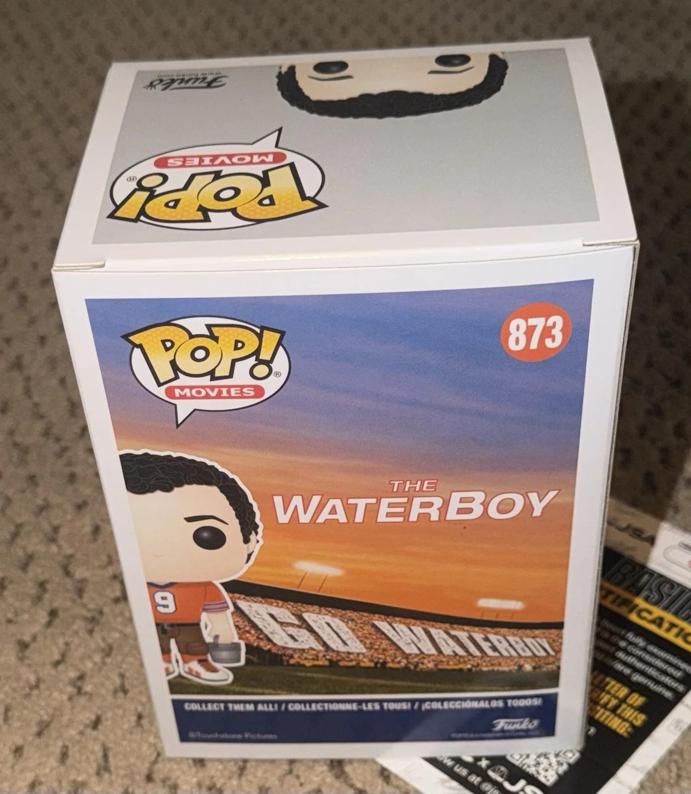 ADAM SANDLER SIGNED FUNKO POP JSA AUTOGRAPH BOBBY BOUCHER THE WATERBOY FOOTBALL, изображение 4