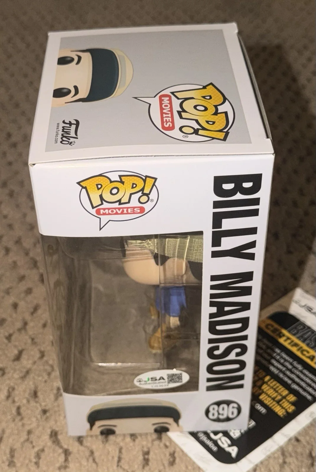 ADAM SANDLER SIGNED FUNKO POP JSA AUTOGRAPH BILLY MADISON, image 3