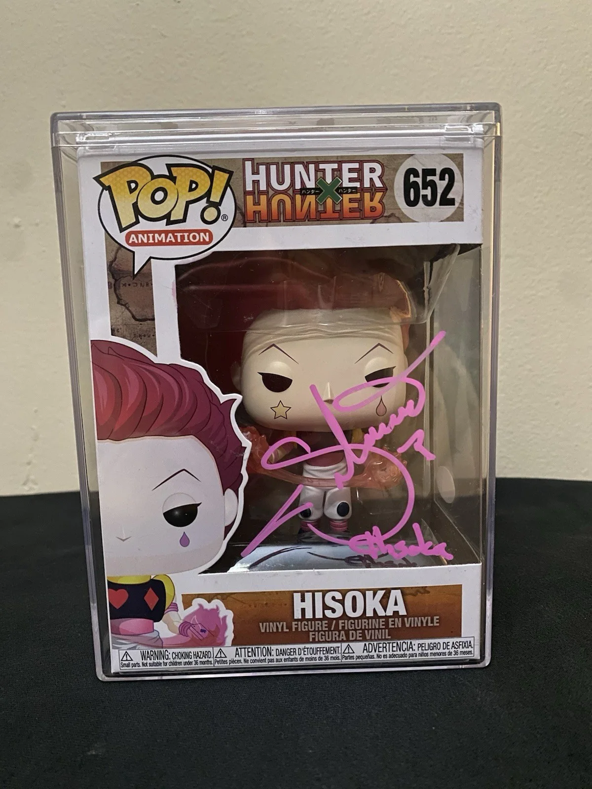 KEITH SILVERSTEIN — KEITH SILVERSTEIN Signed HUNTER X HUNTER HISOKA FUNKO POP Vinyl JSA COA