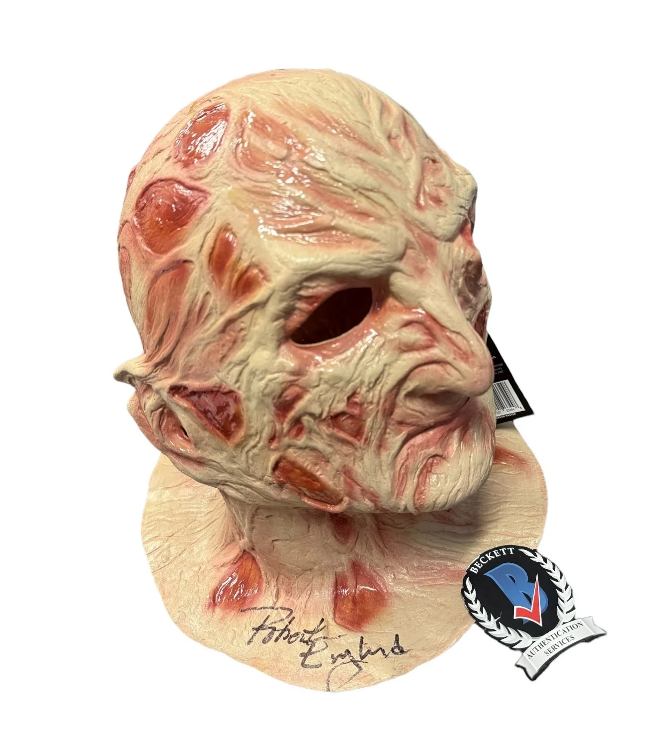 Robert Englund — Robert Englund Signed Auto Nightmare On Elm Street Street Freddy Mask Beckett, изображение 2