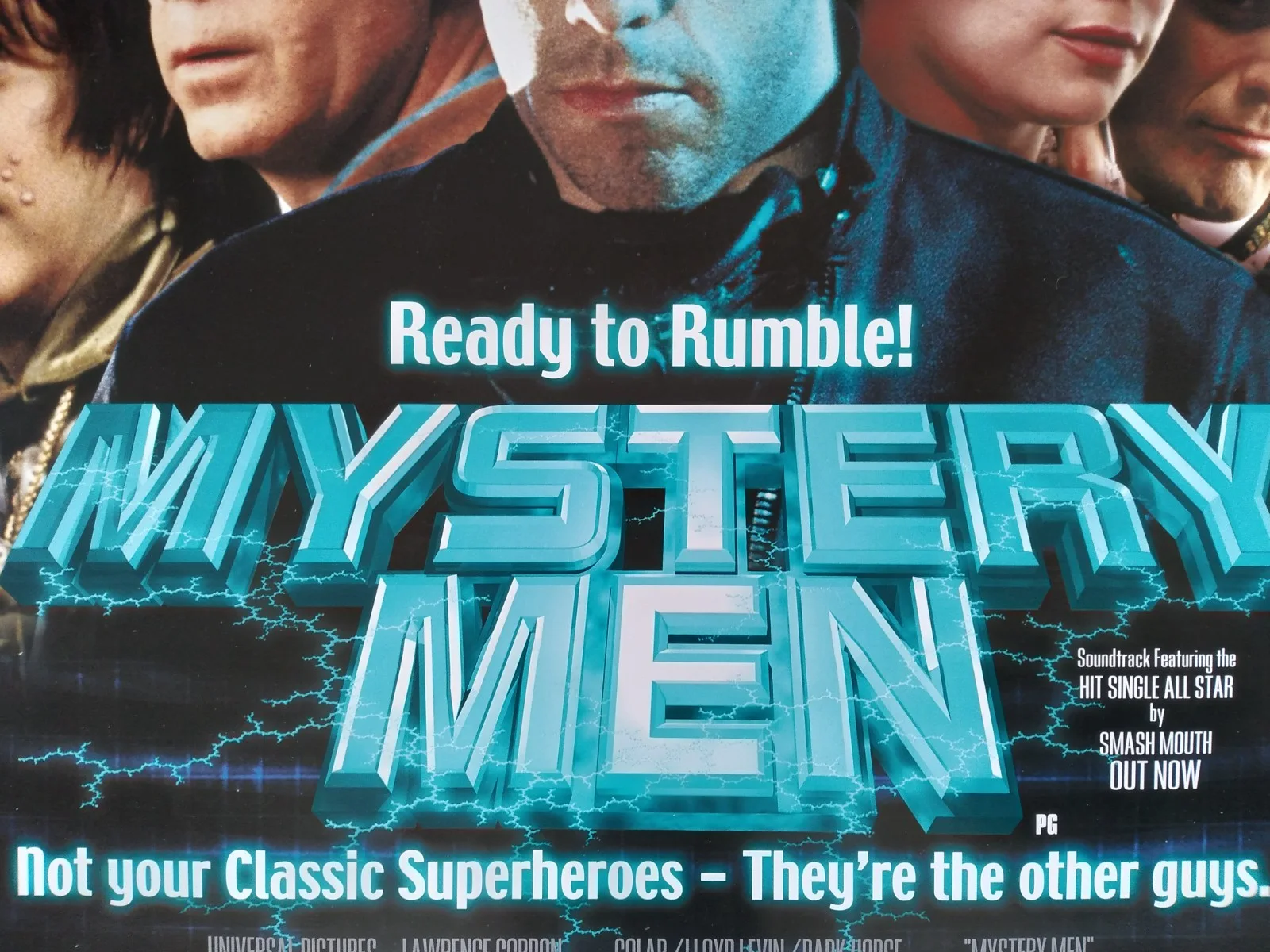Mystery Men origianl movie 1999 poster UK quad, изображение 2