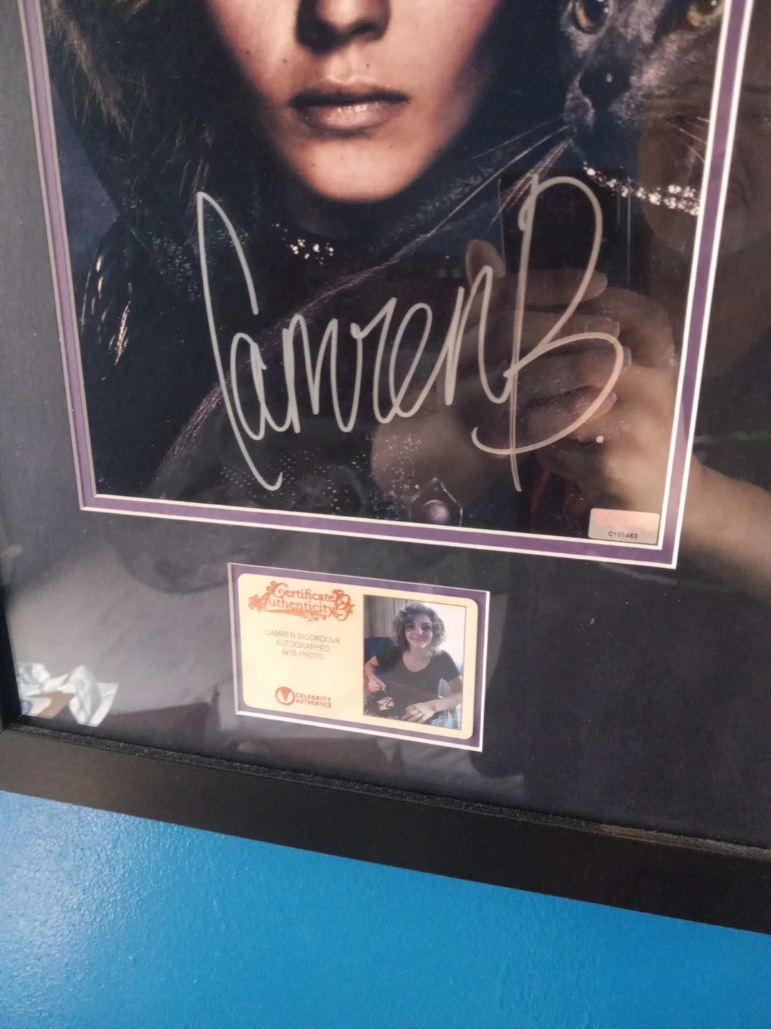 Camren Bicondova Signed 8x10 Photo Framed COA Celebrity Authentics Gotham, изображение 3