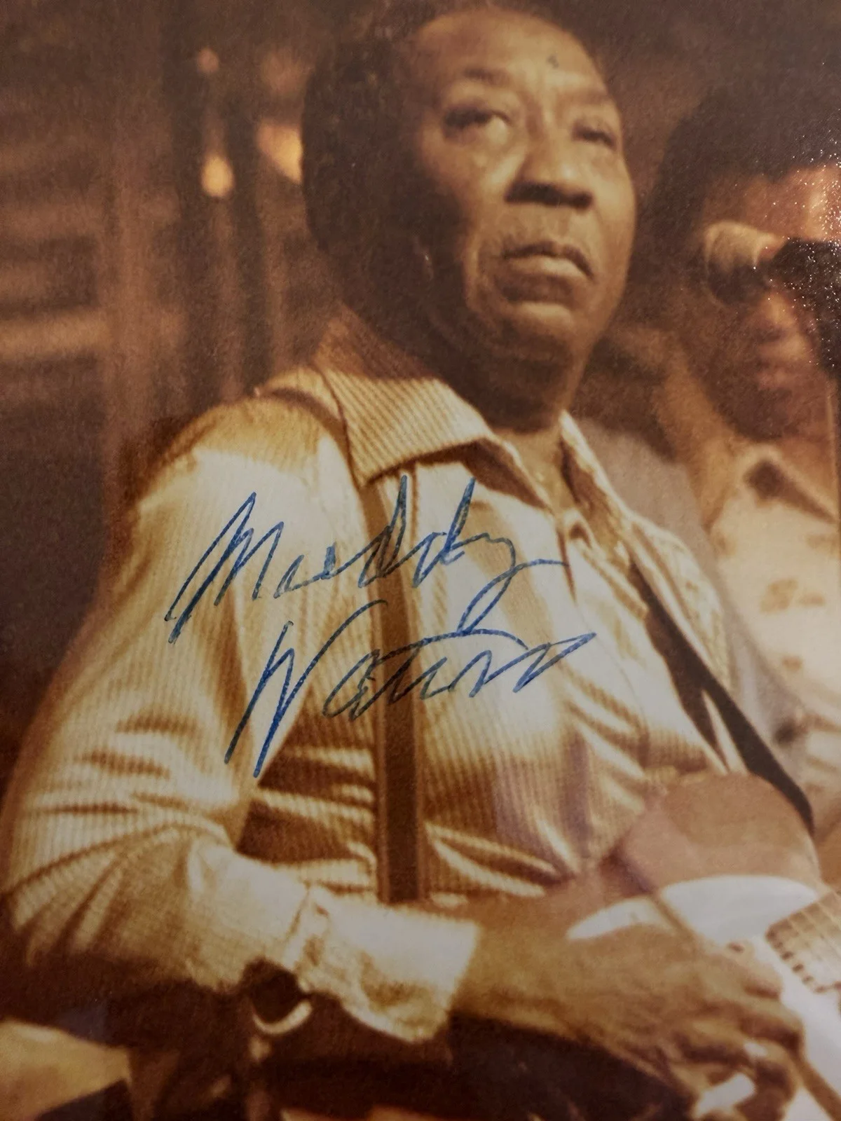 Muddy Waters Hand Signed Custom Photograph, image 2