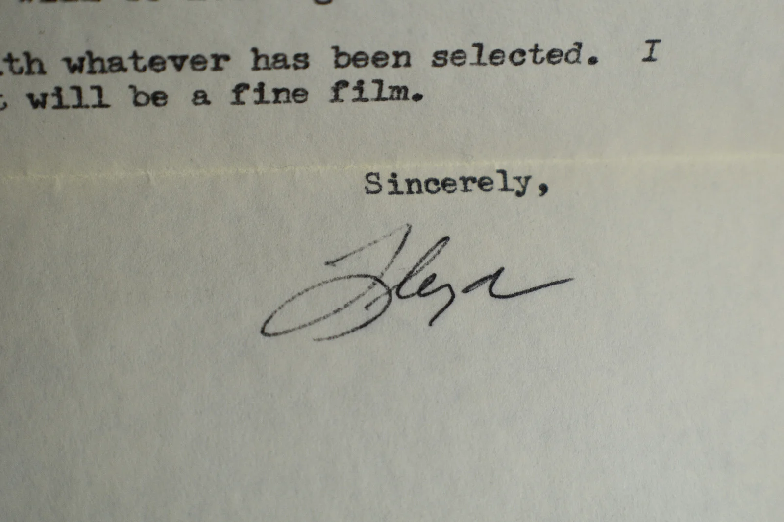 1967 *SIGNED* Lloyd Richards Letter *Director-YALE*, image 4
